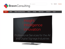 Tablet Screenshot of brawnconsulting.com